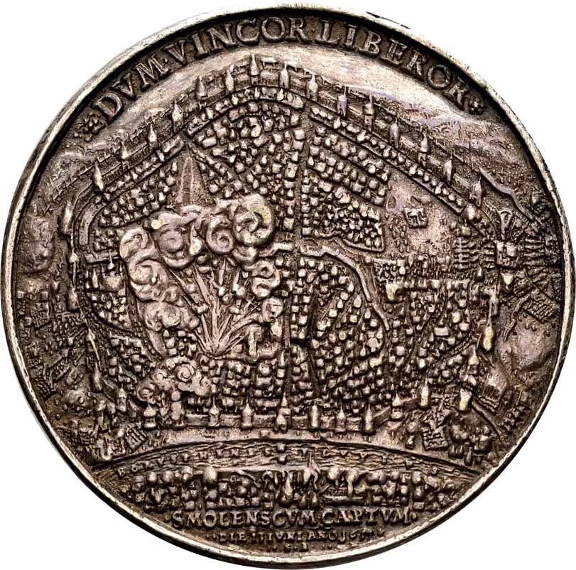 Zygmunt III Waza. Medal na Zwycięstwo Smoleńskie, bez daty (1617), srebro
